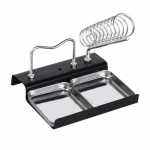 D-kujuline vedrudisain Kahekordse k&auml;snaga sooned jootekolb alus Kaasaskantav kandiline elektriline jootekolb statiiv, tr&uuml;kkplaadi hooldus