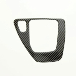 My good car For BMW 3 series E90 E92 e93 2005-2012 Carbon Fiber Gear Shift Control Panel Cover Sticker Trim gear lever frame LHD gray