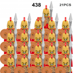 MOC Keskaegne s&otilde;jav&auml;earmee ehitusplokid Rooma s&otilde;duri m&otilde;&otilde;gafiguurid R&uuml;&uuml;tlid Kilp Relvad Aksessuaarid Tellised M&auml;nguasi