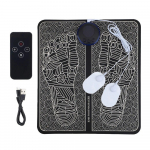 Kaugjuhtimispult EMS Pulse Foot Massager Pad Acupoints Stimulator Massaaž Jalad l&otilde;dvestavad jalad parandavad vereringet leevendavad valu CN must
