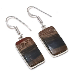 Natural Sonora Sunrise Gemstone Handmade 925 Sterling Silver Earring 1.62 c3p93