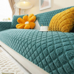 &Uuml;hev&auml;rviline ruuduline diivanipadja kate elutoa diivani kate riidest r&auml;tik Lihtne kaasaegne talvine pl&uuml;&uuml;s paksendav libisemiskindel soe 70*70cm