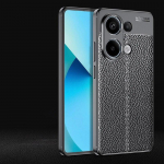 Poco M6 Pro &uuml;mbrise kate jaoks Xiaomi Poco M6 Pro Capas p&otilde;rutuskindel objektiivi kaitse kaitseraua armor TPU pehme nahk Fundas Poco M6 Pro For Poco M6 Pro 4G must