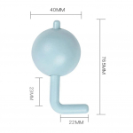 Multifunktsionaalne beebi turvalukk n&auml;ppude pigistamise vastu, laste turvalisus, kapi ukse sahtli lukud, turvalisus, k&uuml;lmkapi lukk 1pcs sinine