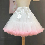 Bustle Seelik Brace Lolita marli seelik Super Top Violence Pehme l&otilde;ng Kontideta alusseelik valge seelik Puhv seelik Brace Cosplay 55cm roosa