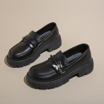 Valged kingad Chunky Pumps Naistele m&otilde;eldud kevadised t&uuml;drukute vabaaja jalan&otilde;ud 35 must