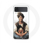 Coque Samsung Galaxy Z Flip4 Akira Toriyama Goku enfant