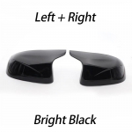 1 pair Rear View Side Case Trim M Style Car Rearview Mirror Caps for BMW F25 X3 F26 X4 F15 X5 F16 X6 2014-2018  Accessories 1 pair black