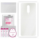 apgo Protective Skin Sticker for the back compatible with OnePlus 7T Pro 5G ML, Wrap Film, Foil, Vinyl - Pattern Matte Transparent