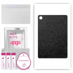 apgo skin sticker film foil vinyl for the BACK compatible with Amazon Fire 7 (2022), scratch-resistant, easy to install - Black Honeycomb
