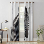 Moodsad aknakardinad elutuppa Sebra puidust laual kardinad laste magamistuppa k&ouml;&ouml;gi sisekujundus rulood kardinad 135W x 60H(cm) x1