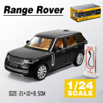 1/24 Scale Range Rover maastur metallist survevalu sulamist m&auml;nguasja auto mudel veoautod lastele M&auml;nguasjad s&otilde;idukid hobide kollektsioon 1/24-Size:21*10*8.5cm must
