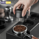 21 n&otilde;ela espresso segaja WDT t&ouml;&ouml;riist Espresso jaotust&ouml;&ouml;riist 51 mm 54 mm 58 mm portafiltri kohvipulbri segamist&ouml;&ouml;riista jaoks 53mm