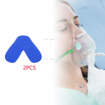 Comfort Nose Pad for Avoiding Leaks, Red Mark, Pressure on Bridge, Can Be Trimmed Dark Blue 2Pcs