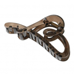 Naiste juuksek&uuml;&uuml;nisega s&uuml;damekujuline k&auml;epideme klamber libisemisvastased hambad tagapea juukseklamber l&auml;bipaistev leopardi muster suur hai juuksek&uuml;&uuml;nistega juuste aksessuaarid