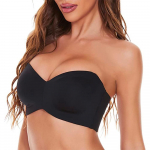 T&auml;ieliku toega libisemiskindel kabriolett Bandeau Olkaimeta rinnahoidja Push up Plus Size &otilde;mblusteta rinnahoidja alustraat kabriolett siluv polsterdamata 42/95B