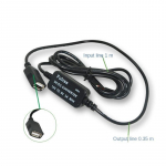 Muundur 12V kuni 5V USB-pesa allapoole suunatud kontroller DC-DC 12V kuni 5V 3A kahekordne USB-pingemuundur auto GPS-i nutitelefoni jaoks 4.3*2.2*1.1cm,USB head must