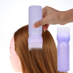 2PCS Hot Hair Bottle Applicator Brush Dispensing Salon Hair Coloring ing lilla