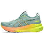 Asics Gel Kayano 31 Paris Naiste tossud T&uuml;rkiissinine Hele-Celadon Ohutus-Kollane 1012B745-750 37.5 gray