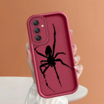 Pehme silikoonist ruudukujulise redeliga printimismustriga telefoni korpus T&auml;iskaanega kaamera p&otilde;rutuskindel kaitse kummist &uuml;mbris Samsungile Samsung A50S must