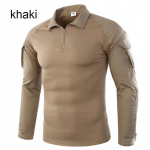 Kamuflaaž Meeste T-s&auml;rgid Armee v&otilde;itlus taktikaline T-s&auml;rk S&otilde;jav&auml;ejahi v&auml;li meeste pikkade varrukatega T-s&auml;rgid L.