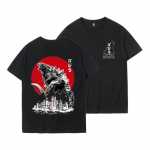 2023. aasta kevad-suvi uus Godzilla T-s&auml;rk, meeste korea versioon, vaba ja &uuml;mara kaelusega Jaapani retro trendikas l&uuml;hikeste varrukatega L