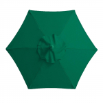 Asenduskangas 3/2,7/2m Aia Terrassi P&auml;ikesevari Katusekate 6-haruline v&otilde;i 8-haruline 2m 6arm parasol roheline