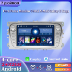 7-tolline autoraadio Android Carplay jaoks Ford Focus Mondeo C-MAX S-MAX Galaxy II Kuga auto multimeediumipleier Autoradio 2+32GB 2+32GB h&otilde;be