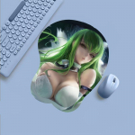 Pehme kausihoidja kahem&otilde;&otilde;tmeline 3D silikoonist randmepadi isiksus koomiks anime k&auml;etugi padi