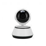 Juhtmevaba WIFI j&auml;lgimine Kaugjuhtimine Siseruumides K&otilde;rglahutusega Kaamera Intelligentne 360-kraadine V&otilde;rgukaamera Monitor Panoraamvaade 【Wifi】Only Camera must/valge