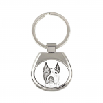American Staffordshire Terrier, Amstaff - keychain with a dog, keychain with a print, personalized pendant from the Art-Dog brand