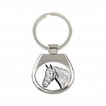 Danish Warmblood - keychain with a horse, keychain with a print, personalized pendant from the Art-Dog brand