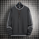 Suur meeste kapuuts, pikkade varrukatega T-s&auml;rk, vabaaja jope, suur meeste avar topp 8XL