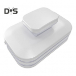 Magnetiline auto esiklaasi puhastust&ouml;&ouml;riist Ergonoomilise disainiga muljumisvastane funktsioon V&otilde;imas kahepoolne puhastusvahend, klaasipuhastusvahend valge