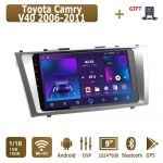 Android Carplay Autoraadio Toyota Camry V40 2006-2011 jaoks Multimeediapleier Peak Unit Stereo GPS-navigatsioon BT WIFI 2+32GB 1+16GB
