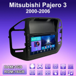 2 DIN Android Carplay autoraadio Mitsubishi Pajero 3 2000-2006 multimeediumipleieri peakomplekt Stereo GPS Navigation BT WIFI 2+32GB 1+16GB must