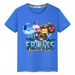 Uus m&auml;ng Blox Fruits 100% puuvillane t-s&auml;rk lastele poistele 10 aastat anime T-s&auml;rgid L&uuml;hikesed topid uhkusega t-s&auml;rk y2k one piece lasteriided t&uuml;drukutele 150