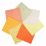 7-v&auml;rviline lapitehnikas riidekomplekt: Tavaline, lilleline, ruuduline, t&auml;piline, isetehtud puuvillane kangas, v&auml;rskete taimede prindid