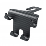 Auto peatoe konks telefonihoidik Sisemine tagakinnitus istme seljatoe riidepuu Multifunktsionaalne klambrid must