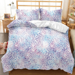 Leopardimustriga tekikotikomplekt Twin Full T&auml;iskasvanud Gepard Leopard Aafrika Loom Voodipesukomplekt Queen King Suurus Pol&uuml;ester Tepitud Kate 70x133cm 2pcs
