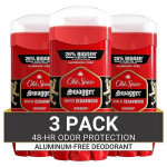 Old Spice Men's Free Deodorant Swagger Scent 108g 3 packs, 3 pieces