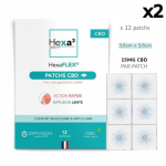 Patchs CBD HexaFLEX, Muscles et Articulations 2 packs