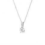 Casey kaelakee &ndash; roodiumiga kaetud 925 Sterling h&otilde;be