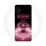Coque Maniacase pour Samsung Galaxy A51 4G blackpink diamond noir et rose