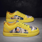 Vabaajaspordijalatsid Meeste kulumiskindlad meeste jalan&otilde;ud Moodsad rulajalatsid meestele Vabaaja jooksujalatsid Paarijalatsid 42 kollane