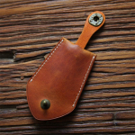 K&auml;sitsi valmistatud elastsest nahast v&otilde;tmehoidja Retro lehma nahast kott Sisset&otilde;mmatav v&otilde;tmehoidja hoidiku kott pruun