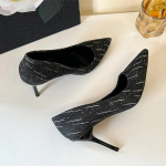 Suuruses Kingad Mood Naistele Suvi K&otilde;rged Kontsad Pulmakleidid Teksad Teravaotsalised Stiletto Kontsad T&ouml;&ouml;kingad 8cm K&otilde;rged Kontsad 34 must