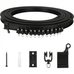 Paindlikud kardinate komplektid 5-meetrised laesiinid koos rullide ja kronsteinidega kardinate ja ruumijagajate jaoks koju v&otilde;i kontorisse