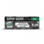 DABUR Herb'L Activated Charcoal Toothpaste-240G (120Gx2,Pack Of 2)|Black Gel Toothpaste|Whitening |Fluoride Free|Fights Plaque&Extrinsic Stains