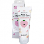 BONNYHILL Maasikapiim/ Mango/ Avokaado/ Virsik k&auml;tekreem 100 ml, Niisutav, Korea kosmeetika, Kbeauty, n&auml;idis Peach